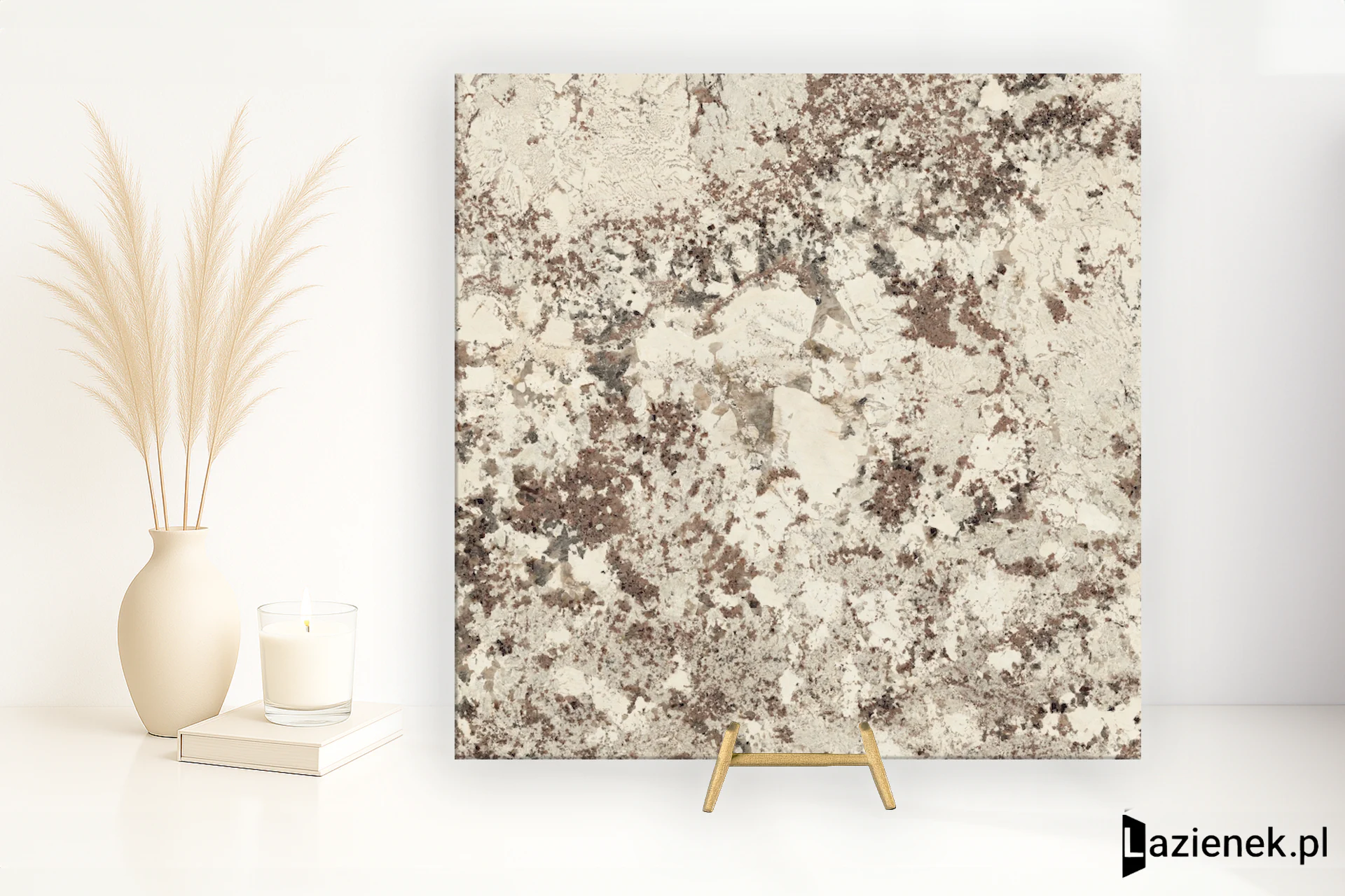 Graniti Fiandre Marble Lab Alaska White półpolerowana 60x60 cm gr. 8 mm - płytka rektyfikowana / AL304X860